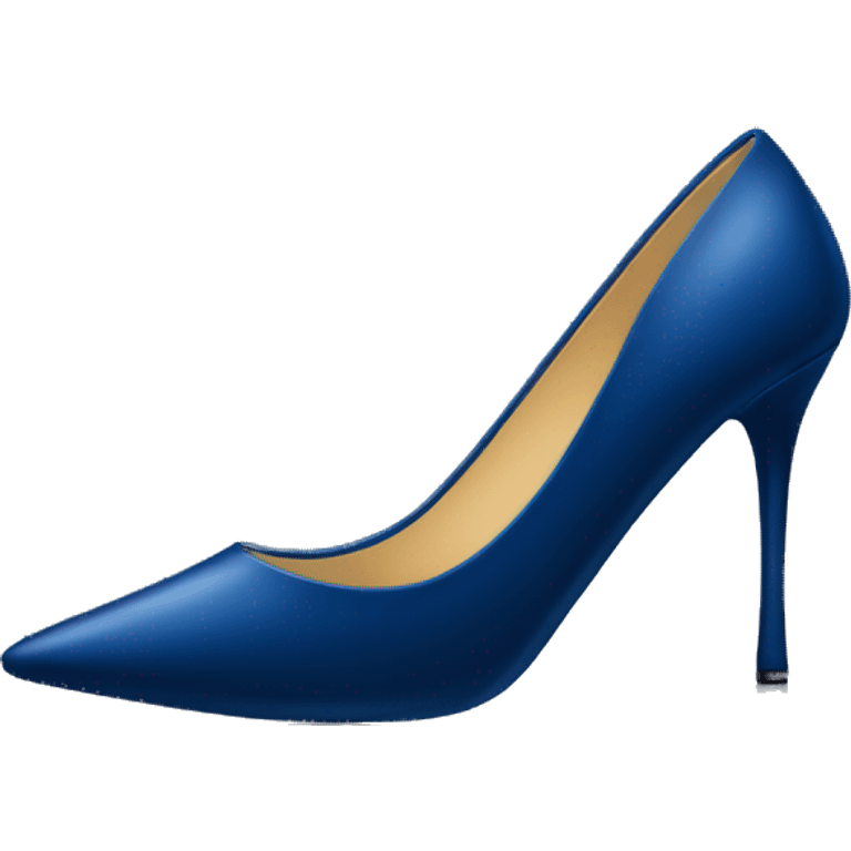 dark blue stiletto emoji