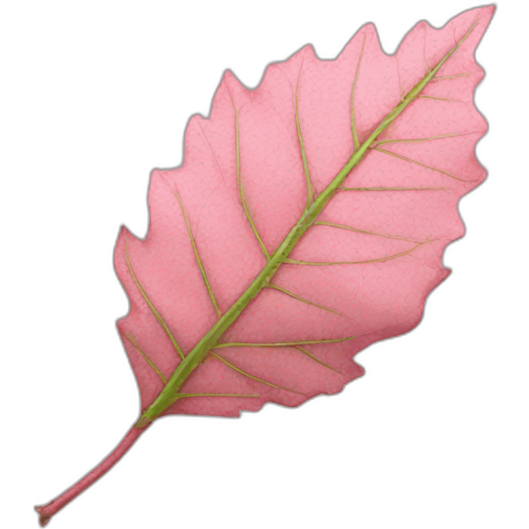 Rose leaf emoji