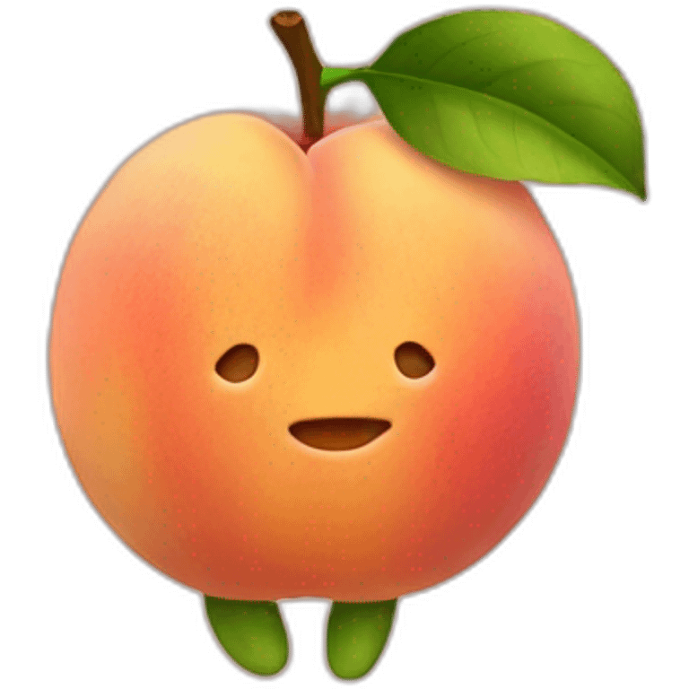 peach with legs emoji