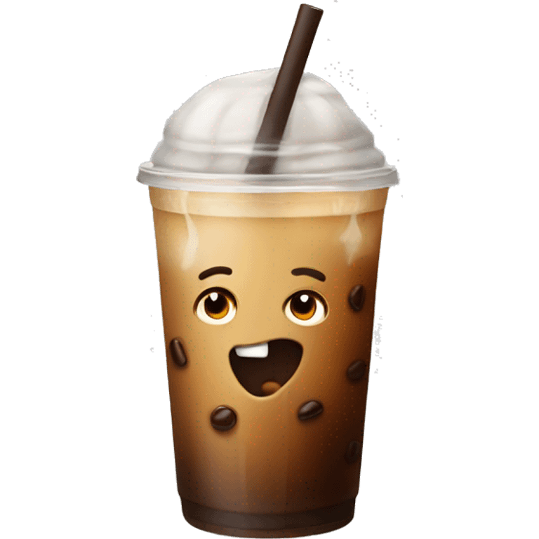 Iced coffee  emoji