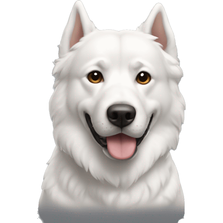 Perro blanco emoji