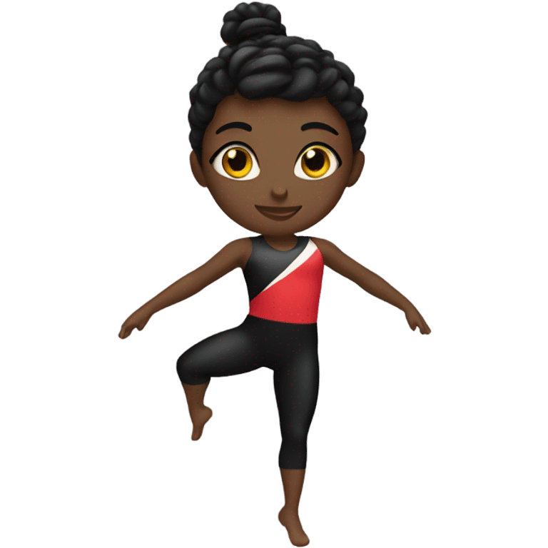 gymnaste noire emoji