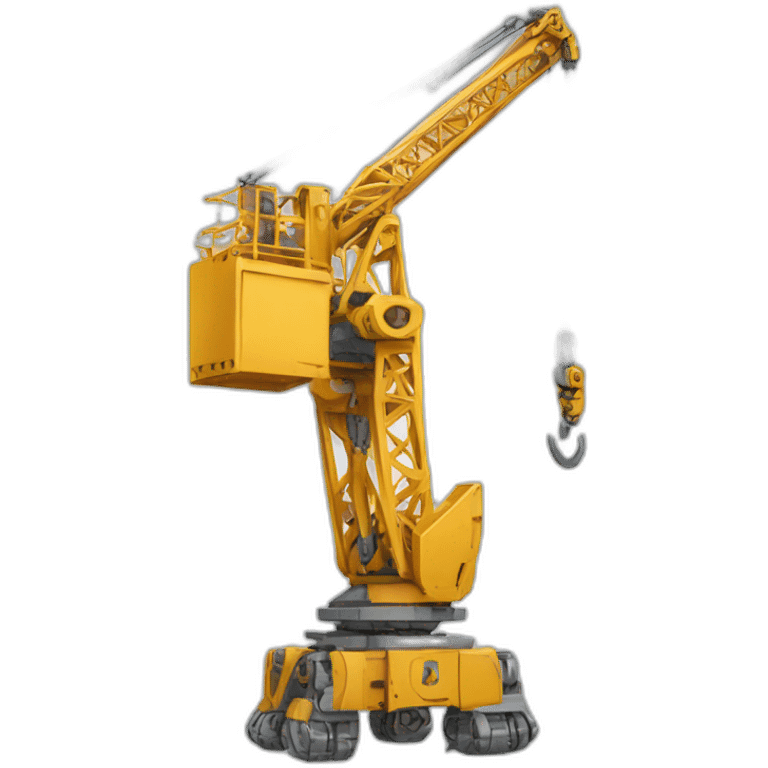 robot crane building wall emoji