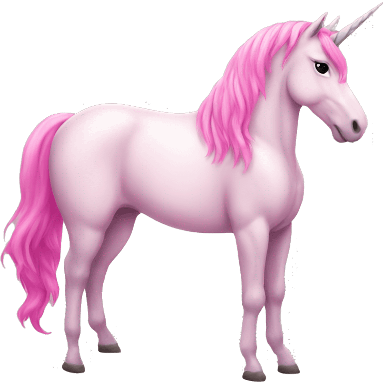 Unicorn pink  emoji