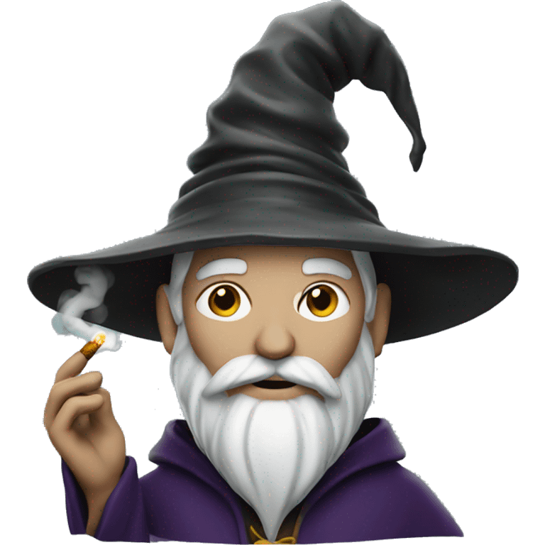 wizard smoking  emoji