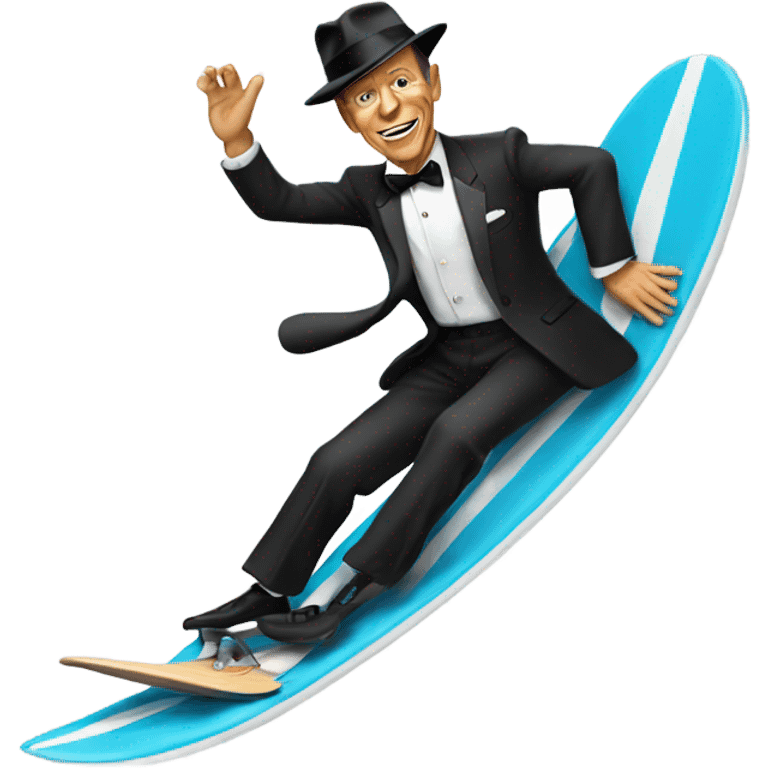 frank Sinatra surfing emoji