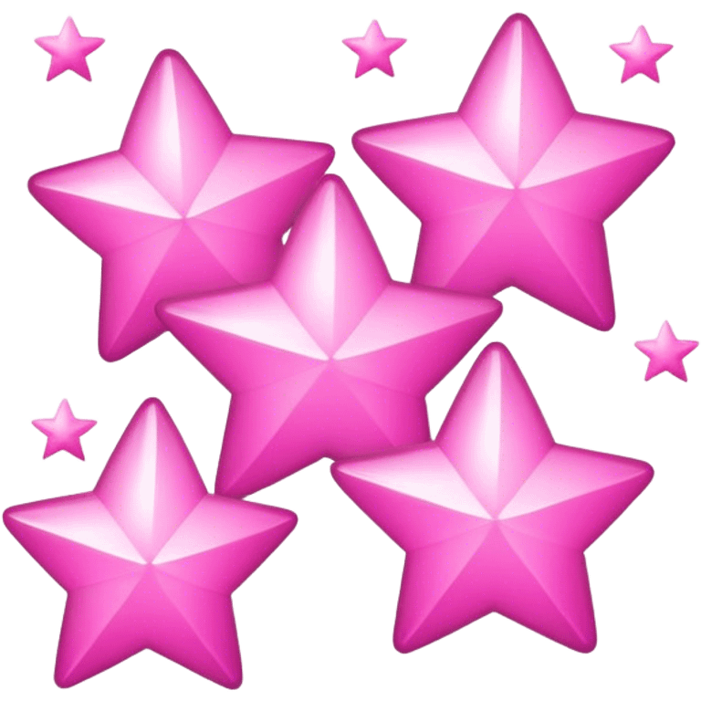 pink magic stars icon emoji