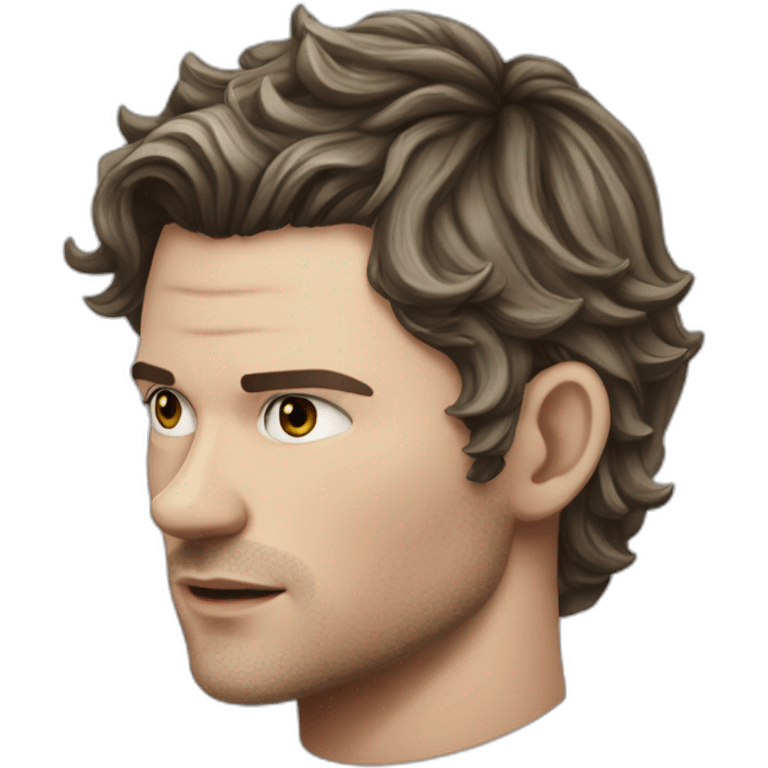 Klaus mikaelson short haircut realistic detailed emoji