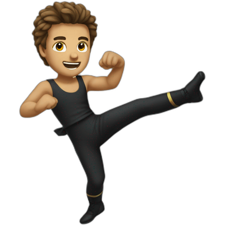 Double kick emoji