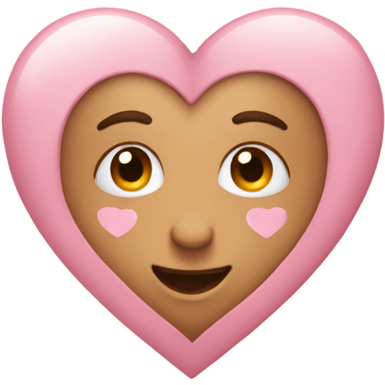 Light pink heart  emoji