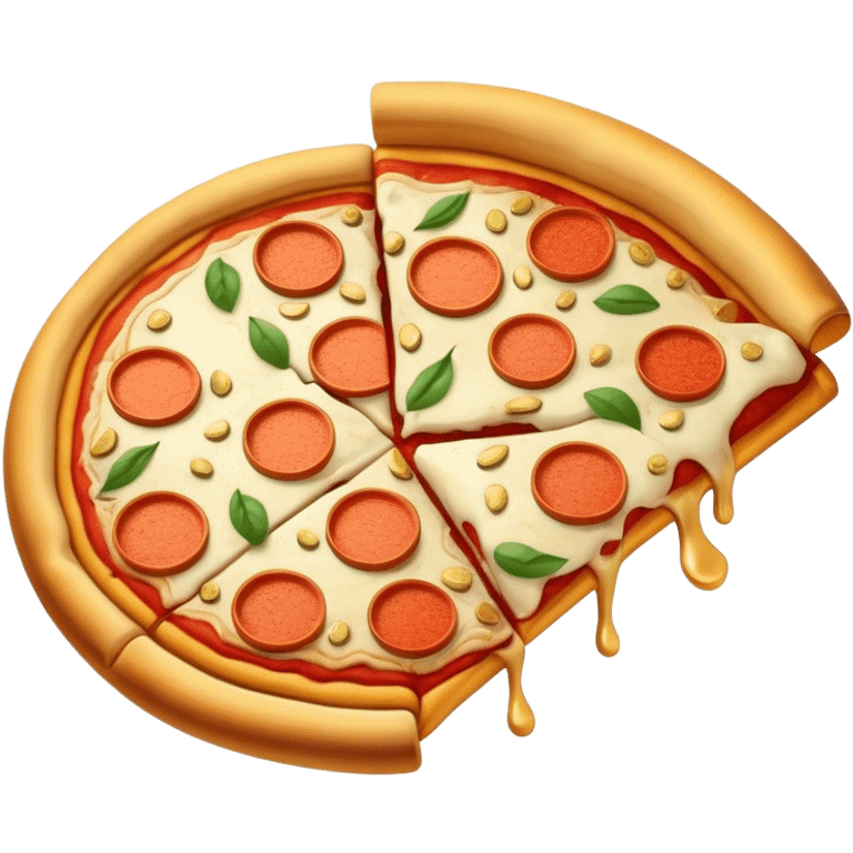 Pizza with gold bars emoji