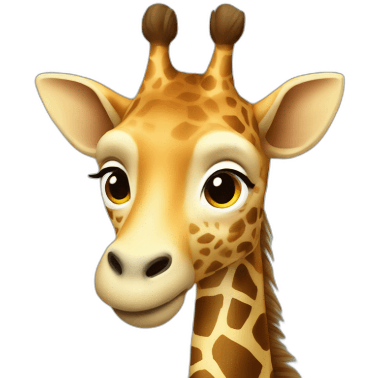 Girafe bébé emoji