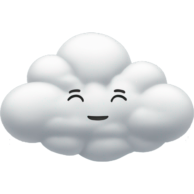 Cloud emoji