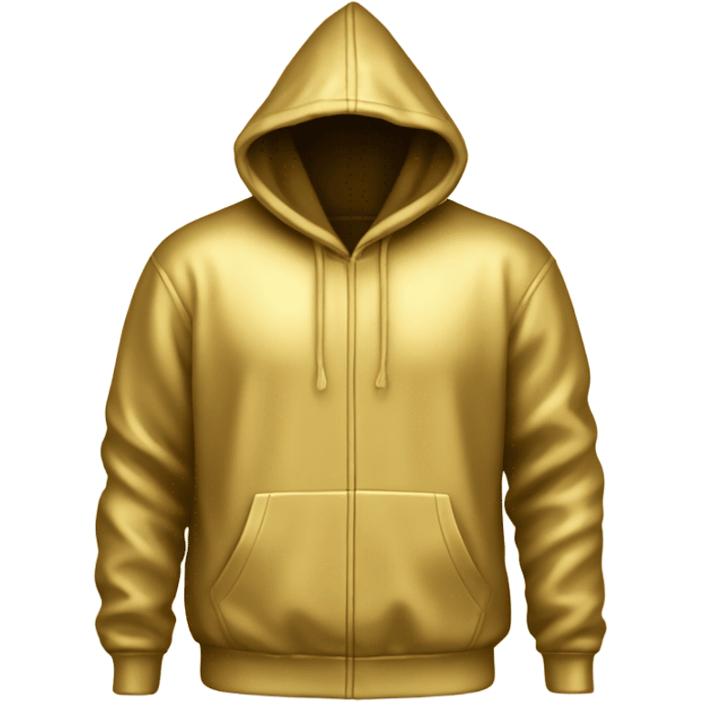 Golden hoodie emoji