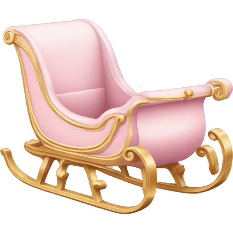 light pink sleigh emoji