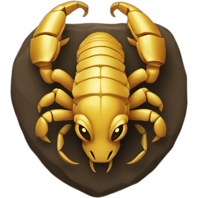 scorpion on lion head emoji