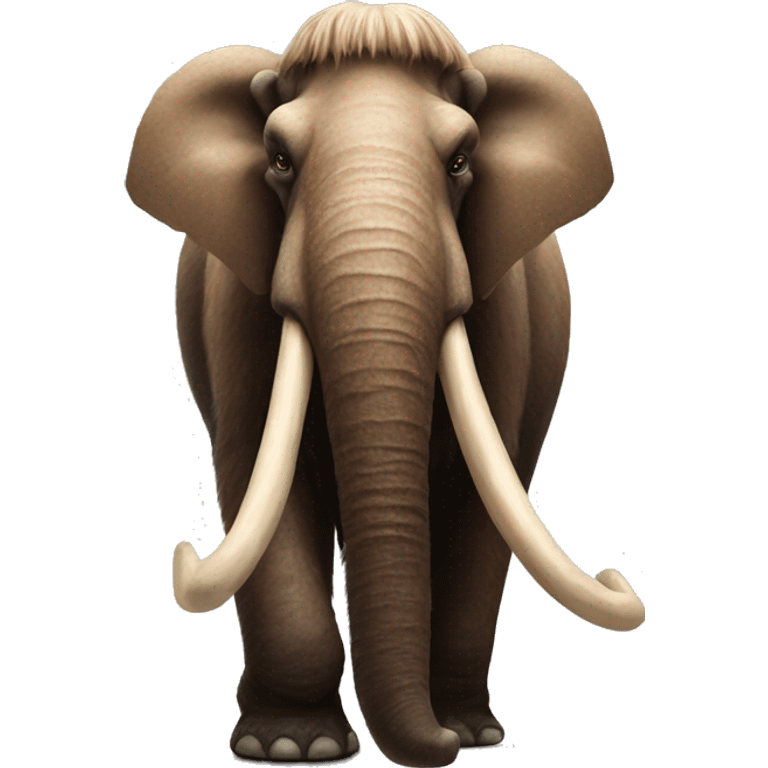 Hyper realistic mammoth  emoji