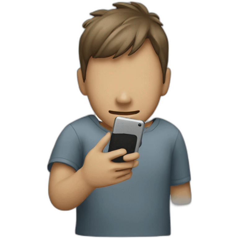 human with smartphone emoji