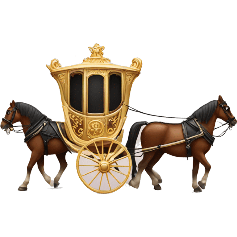 Horse and carriage emoji