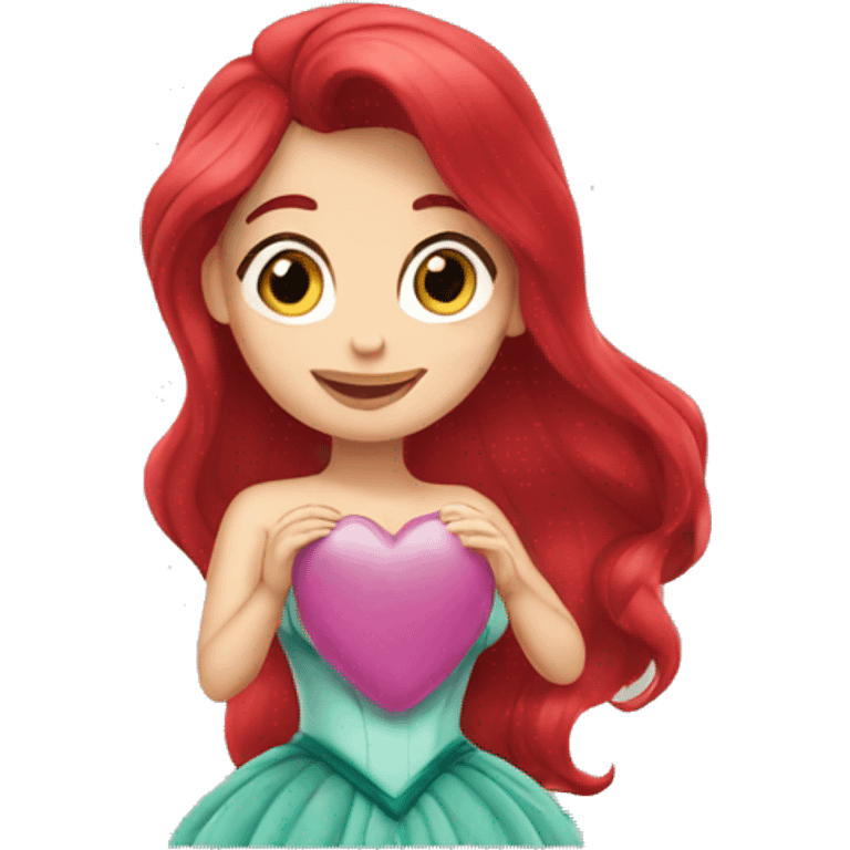 Ariel with heart emoji