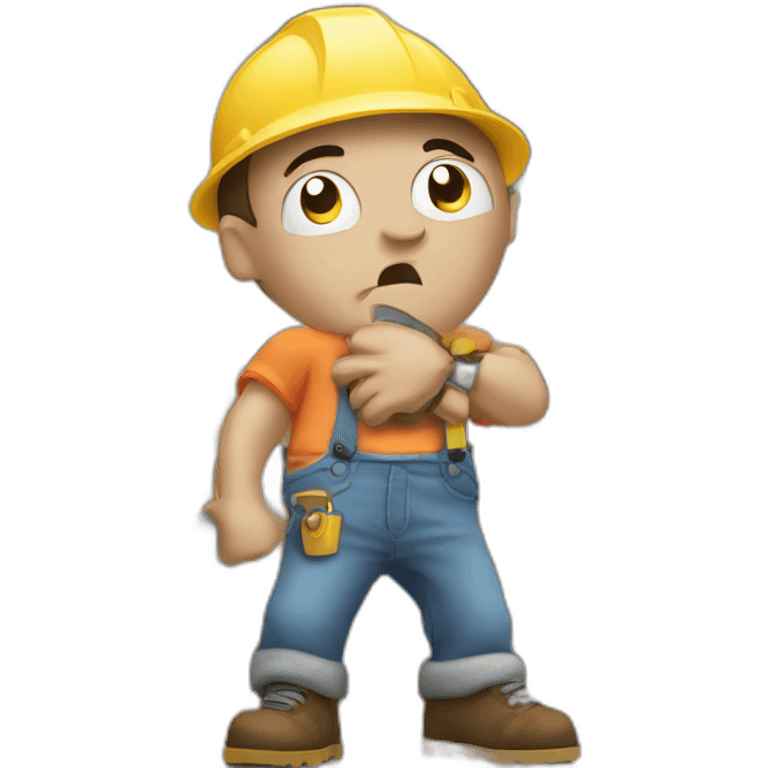 sick of building a house and being ripped off by contractors emoji