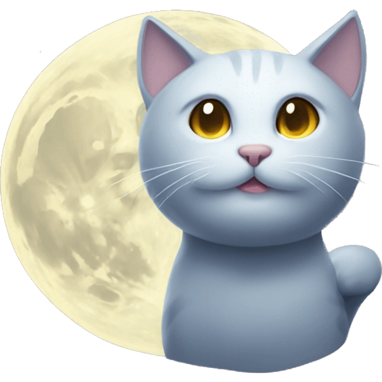 Moon cat emoji