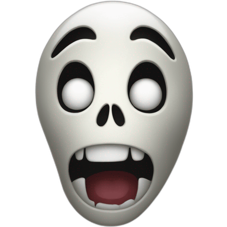 Ghost face maniac film scream emoji