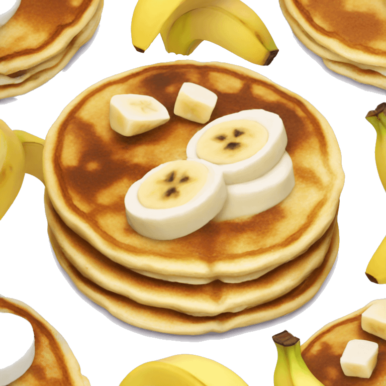 Banana pancakes  emoji