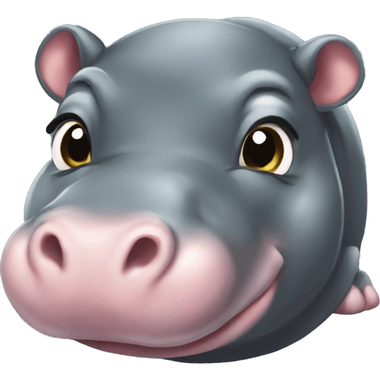 baby pygmy hippo emoji