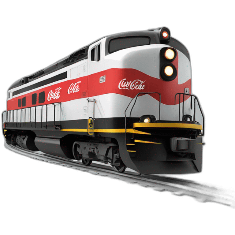 train with coca cola zero logo emoji