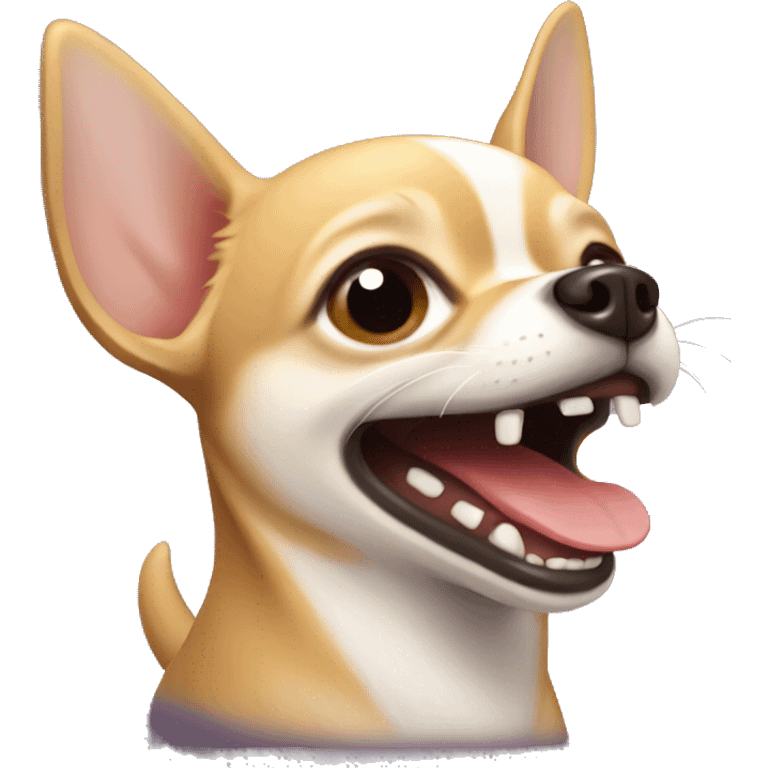 Chihuahua laughing  emoji