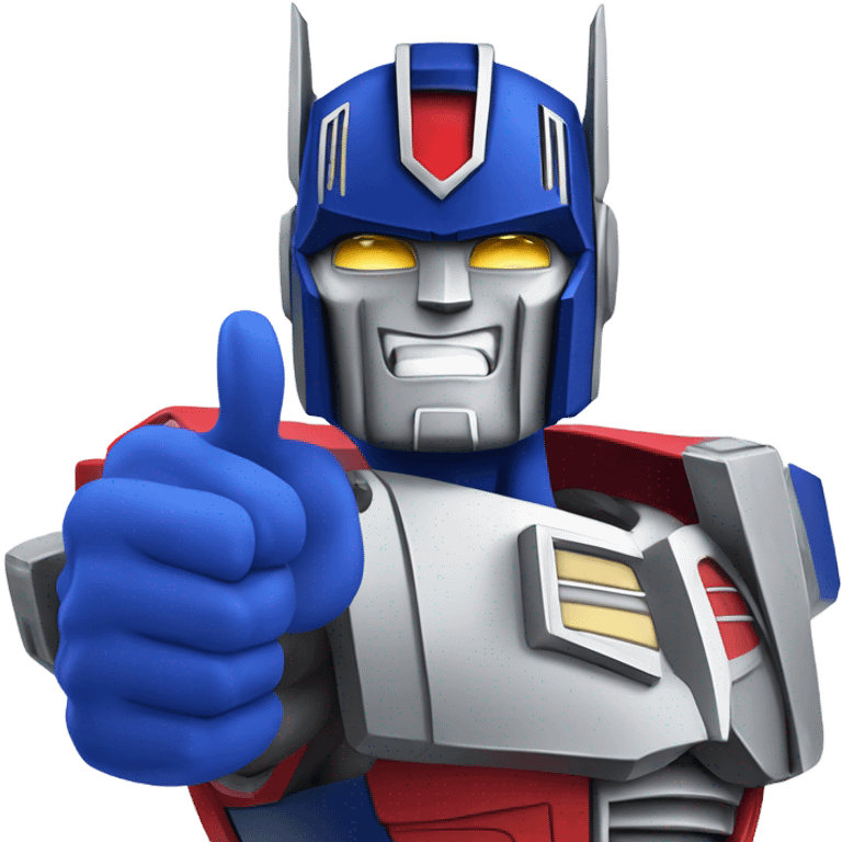 Optimus prime thumbs up emoji