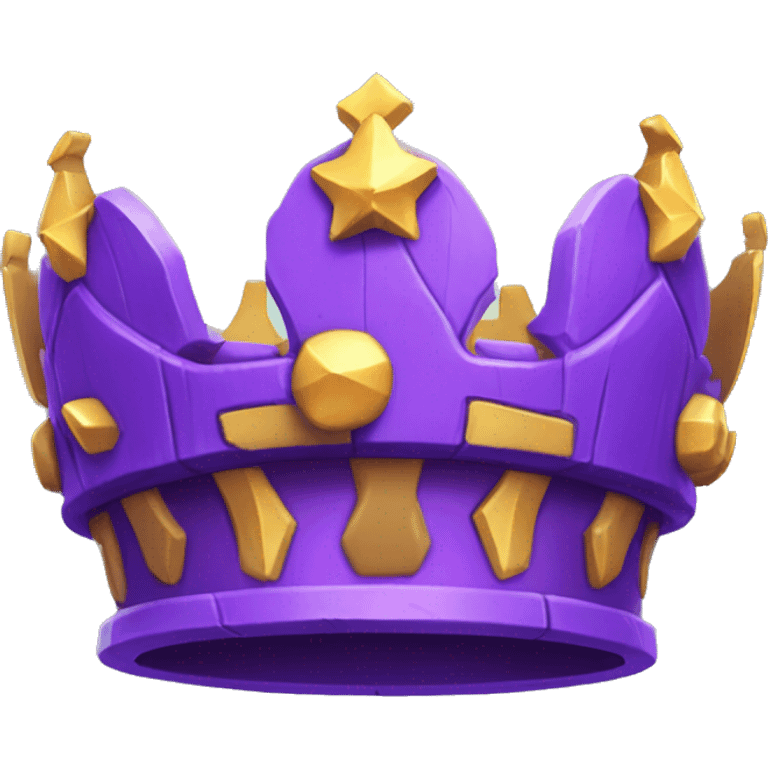 Couronne violette clash royale emoji