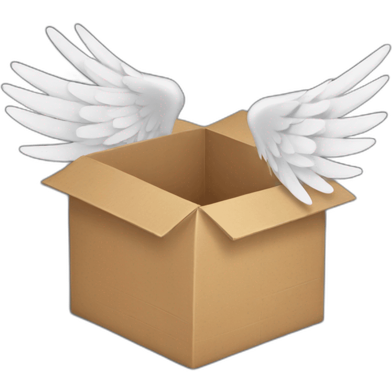 box with wings emoji