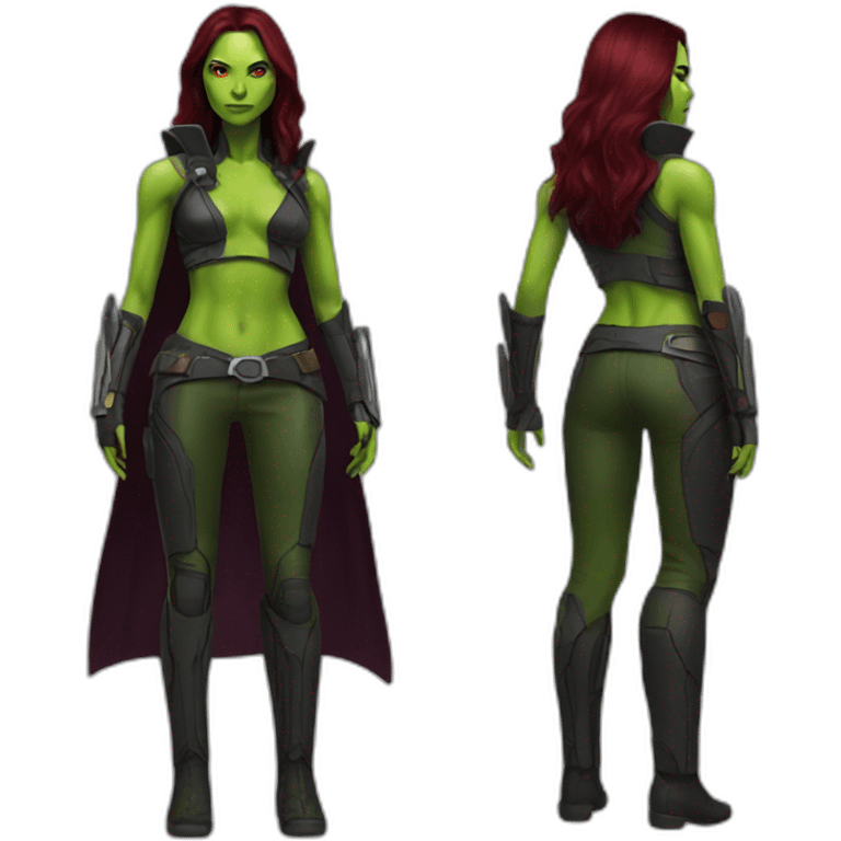 Gamora full body emoji