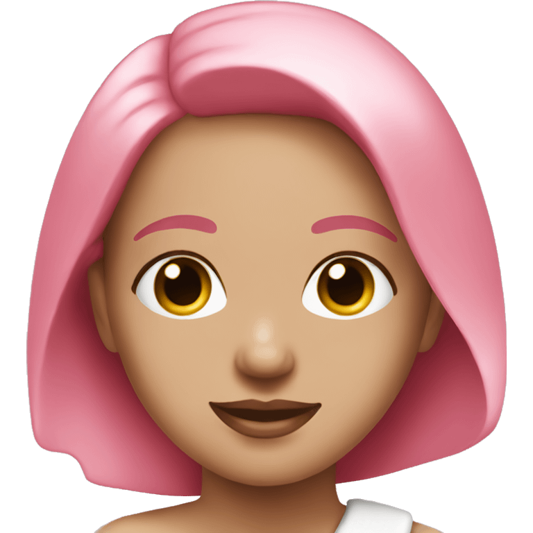 Girl spa pink emoji