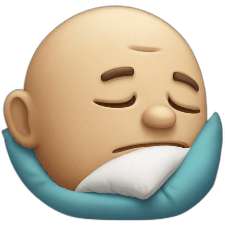 old sleeping emoji