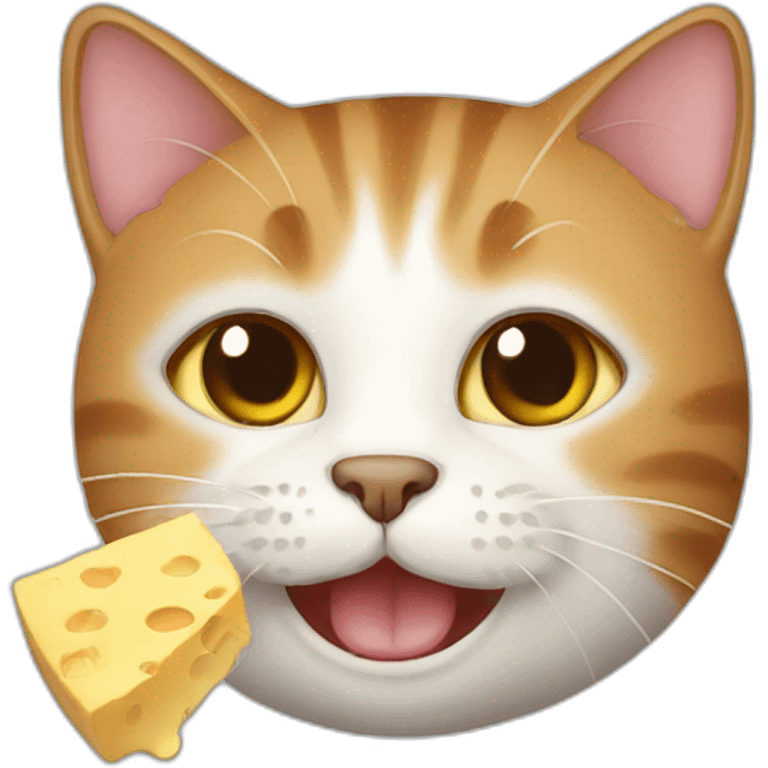 Cat with chesse emoji