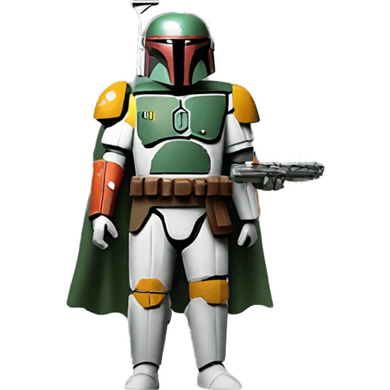 Boba Fett pointing up emoji