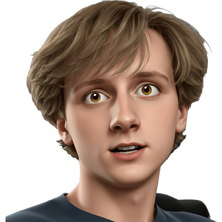 realistic portrait of a boy emoji