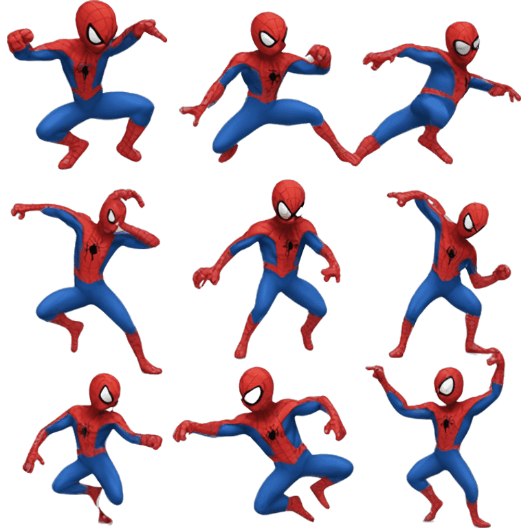 spiderman dancing emoji