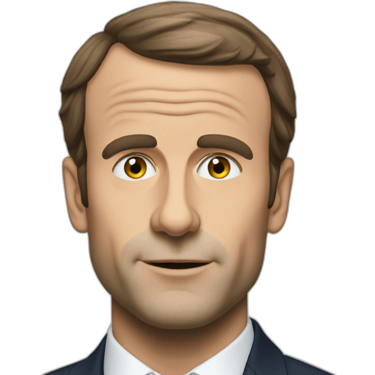 Macron qui tombe emoji