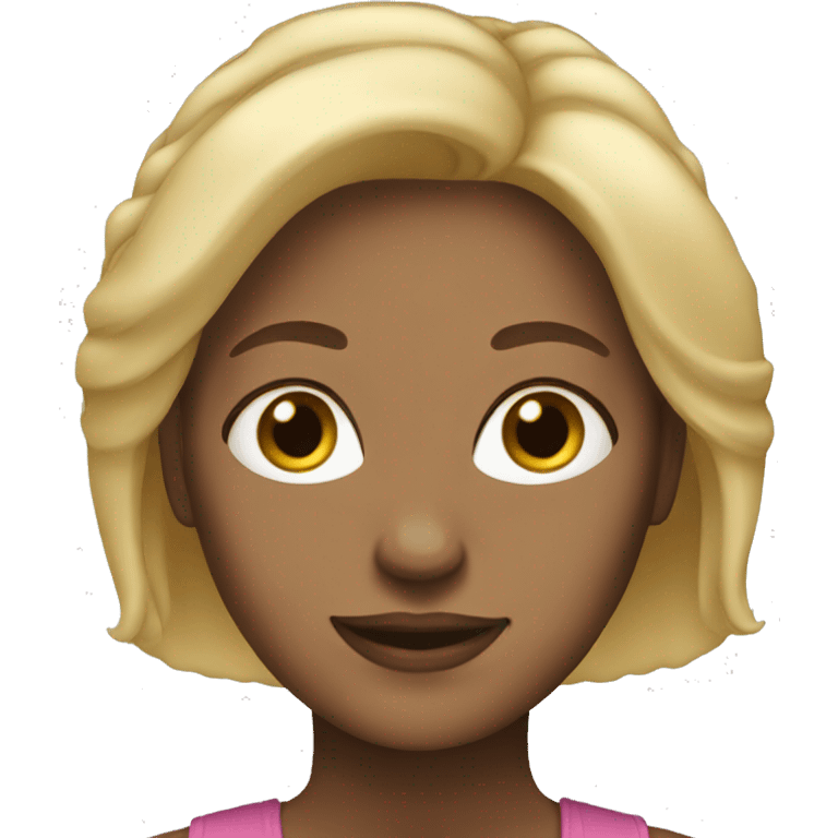 Woman blond hair  emoji