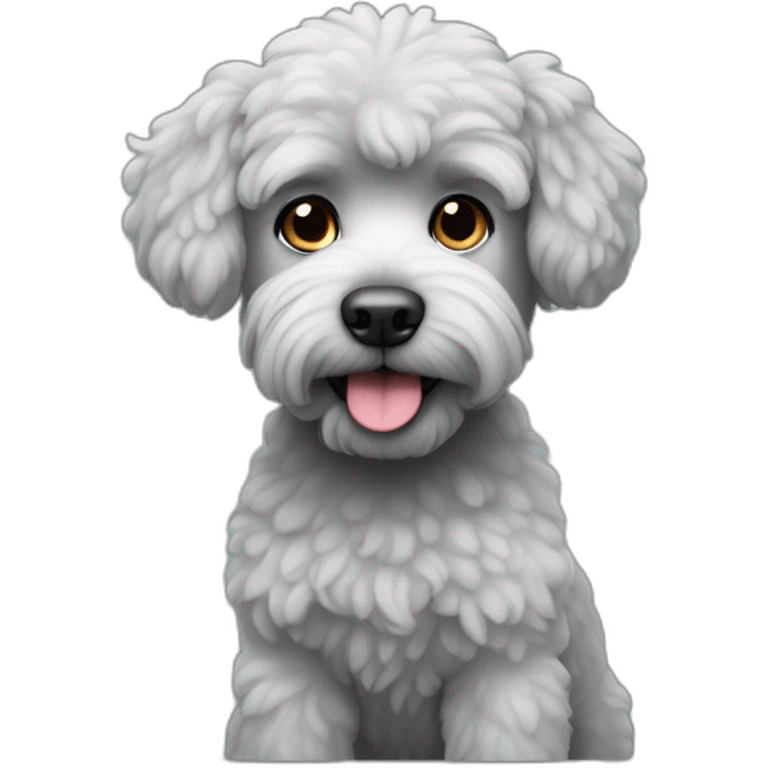 caniche gris emoji