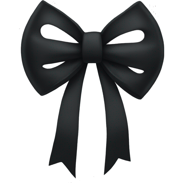 Black bow emoji