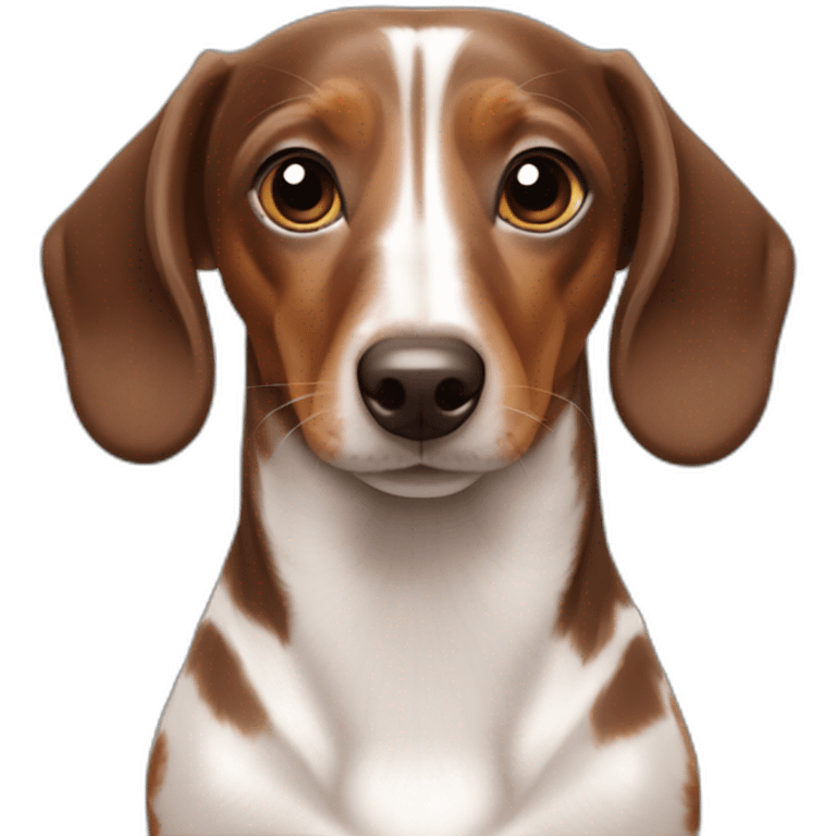 dachshund chocolate pies blancos pecho blanco emoji