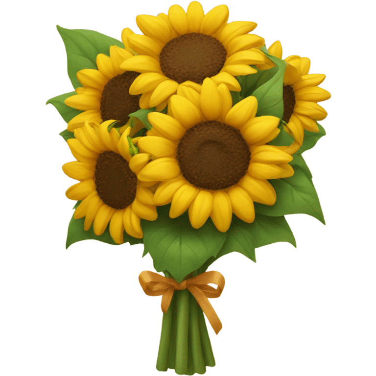 sunflower bouquet emoji