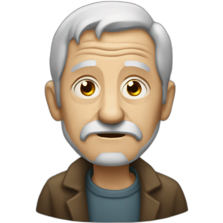 haggard old man emoji