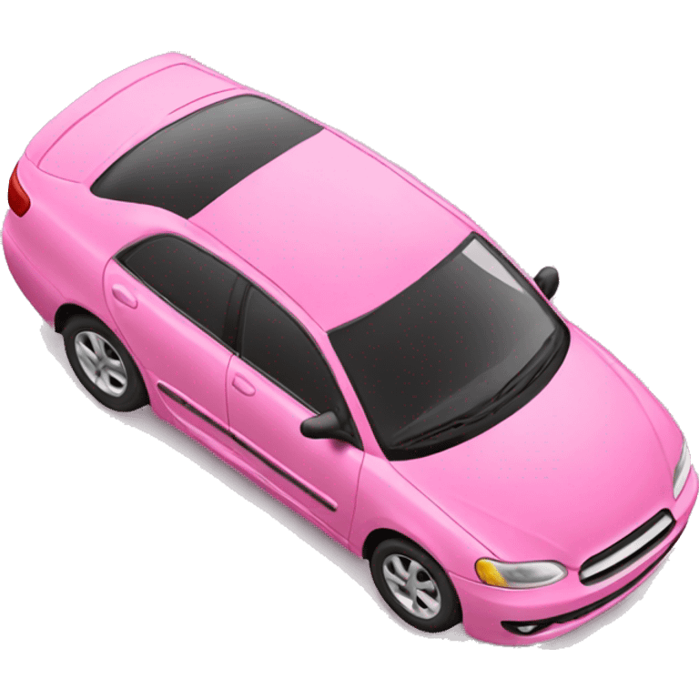 Pink car emoji