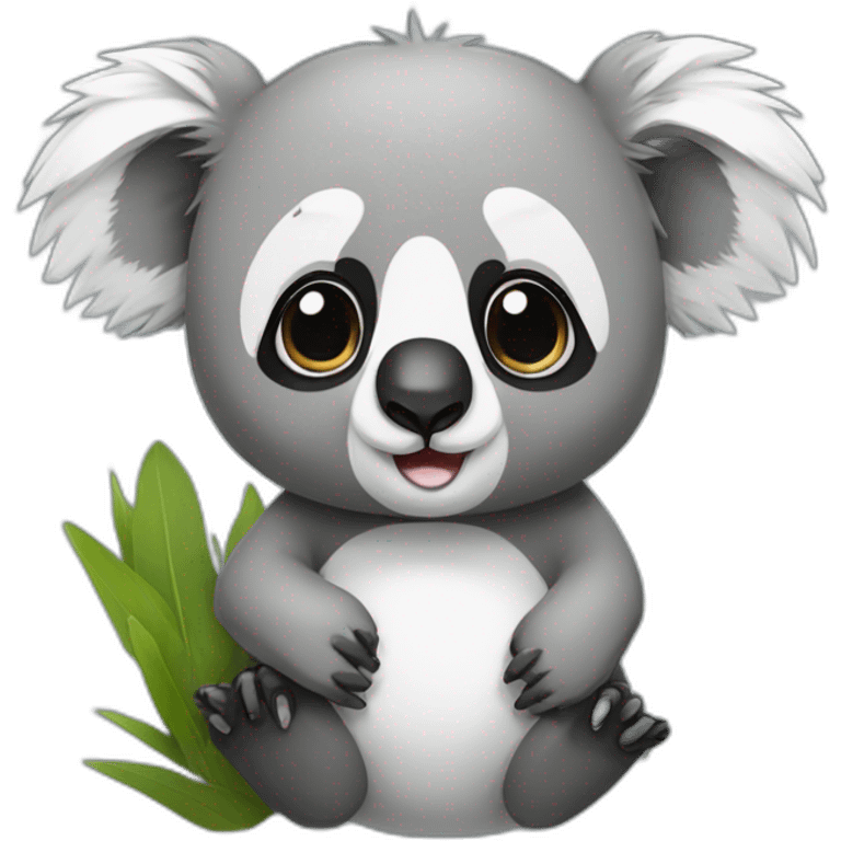 Koala câlin panda emoji